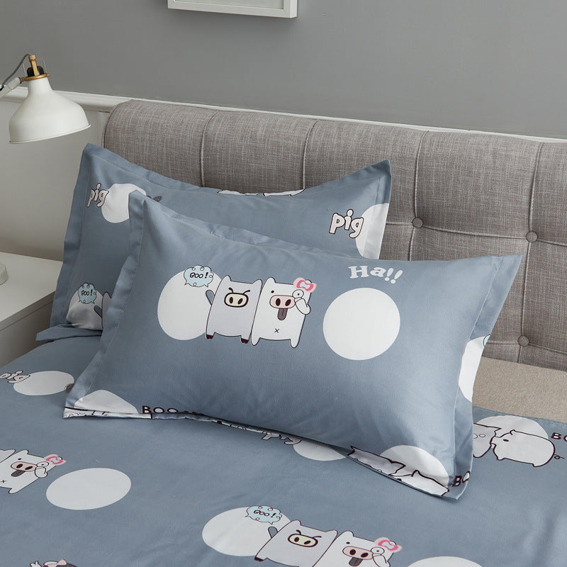Brushed double pillowcase