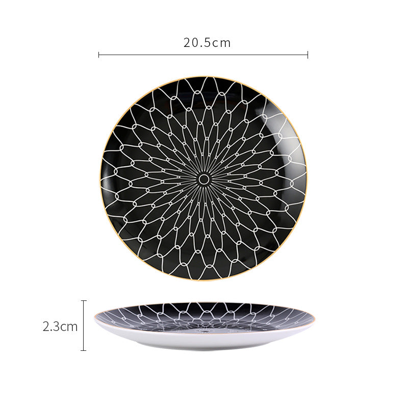 Ceramic dessert western food plate