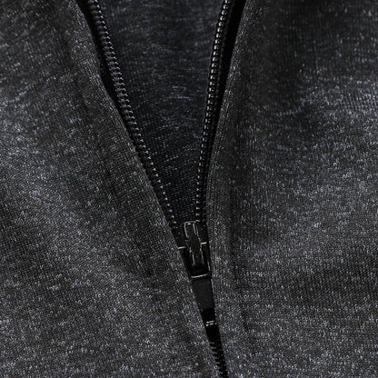 One piece solid color black cool long sleeve