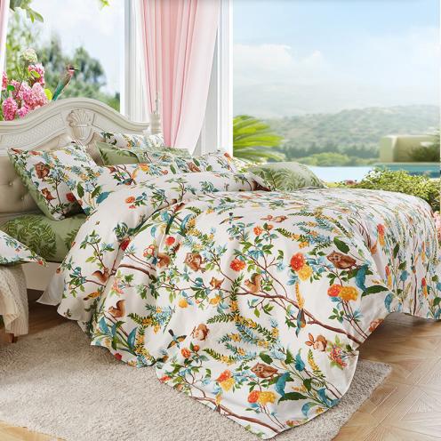 Four-piece cotton bedding with multiple specifications
