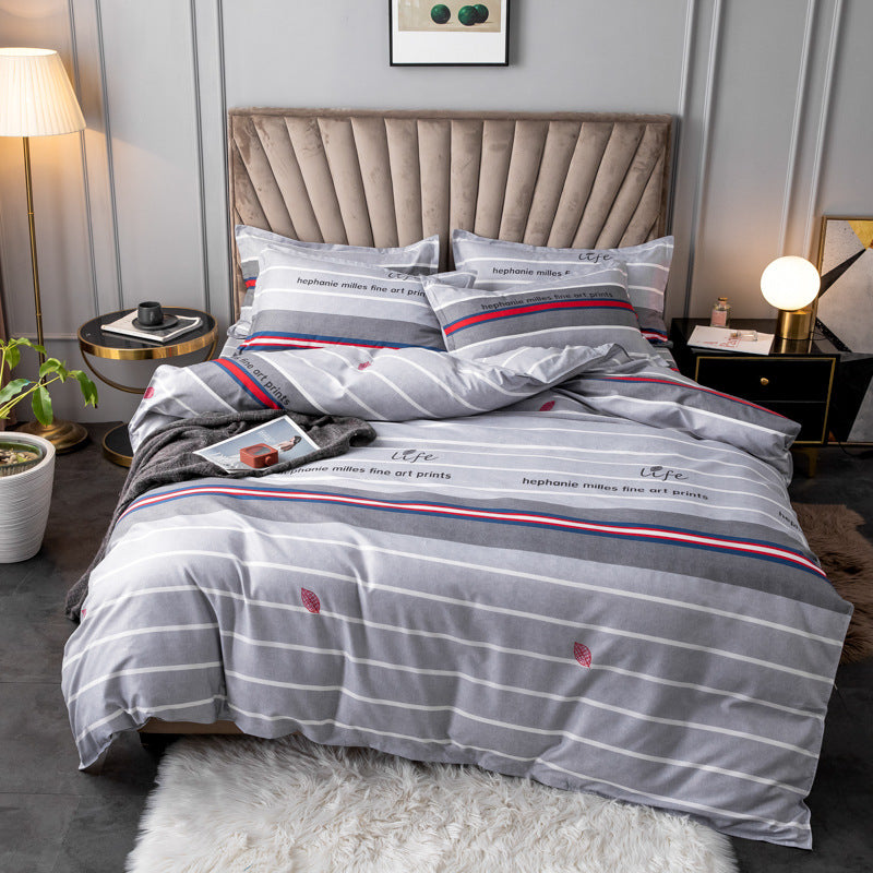 Four piece set of pure cotton wool