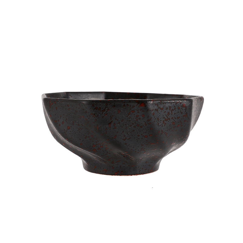 Ceramic kiln turned lotus tableware
