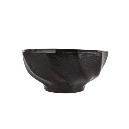 Ceramic kiln turned lotus tableware