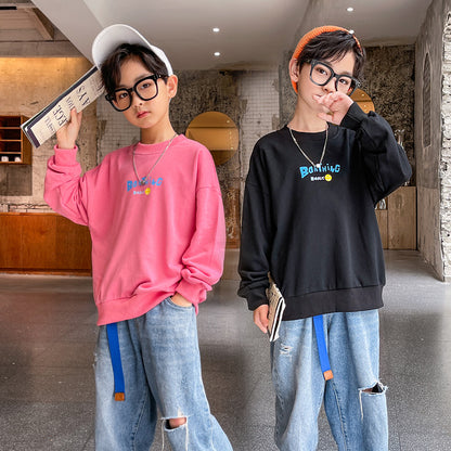 Boys Sweatshirt Autumn Tops Tide Brand