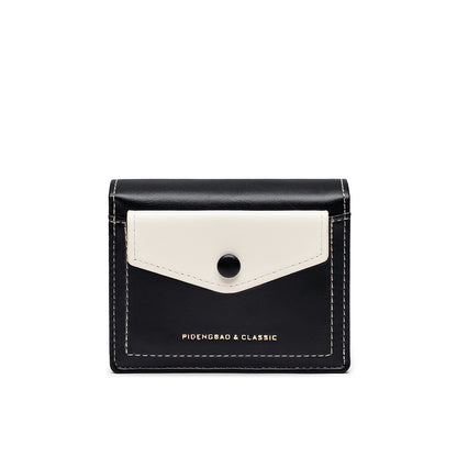 Urban Minimalist Women's Short Leather Wallet