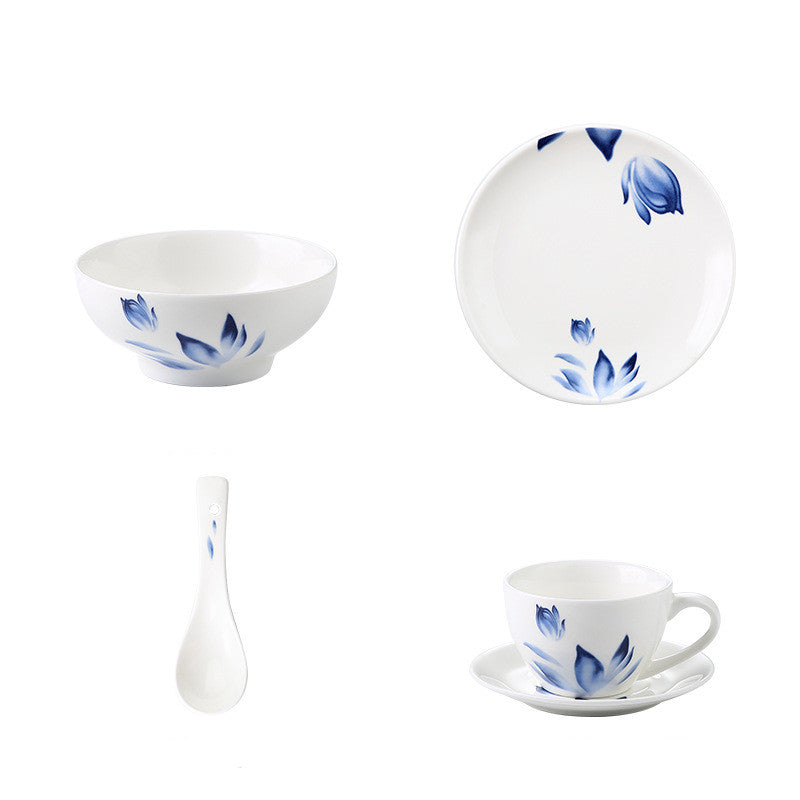 Hotel Tableware Set Eight-piece Bowl And Plate Hospitality Tableware Set