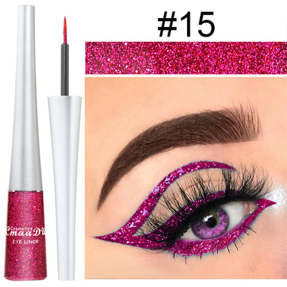 Creative Multicolor Glitter Powder Liquid Eyeliner