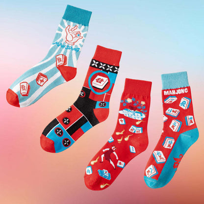 Cotton Socks Tiger Year Couple Female Long Socks