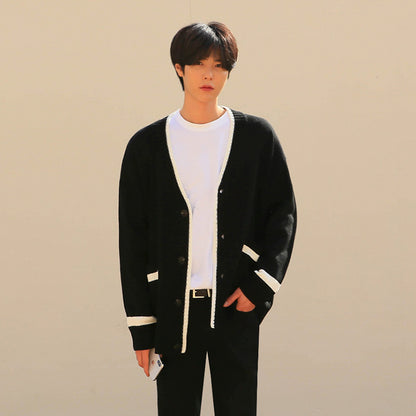 Men's Knitting Loose Sweater Coat