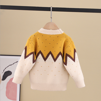 Boys' Pullover Fleece Thickened Mink Mink Velvet