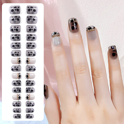 Fake Nail Patches Hand Wearing Art