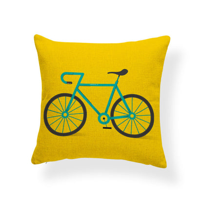 Cotton and linen pillowcase