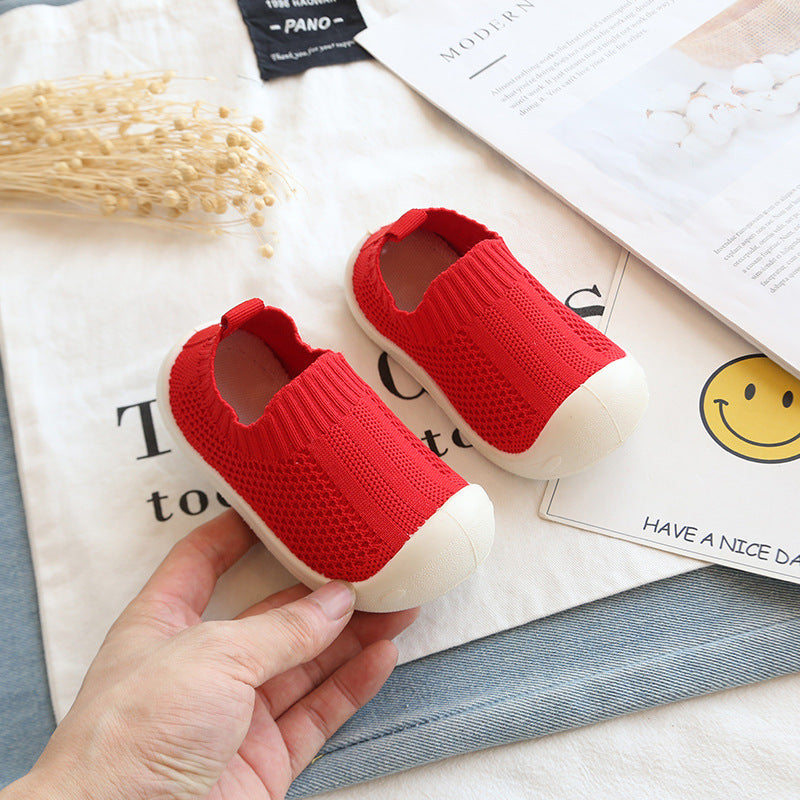 Breathable mesh toddler shoes