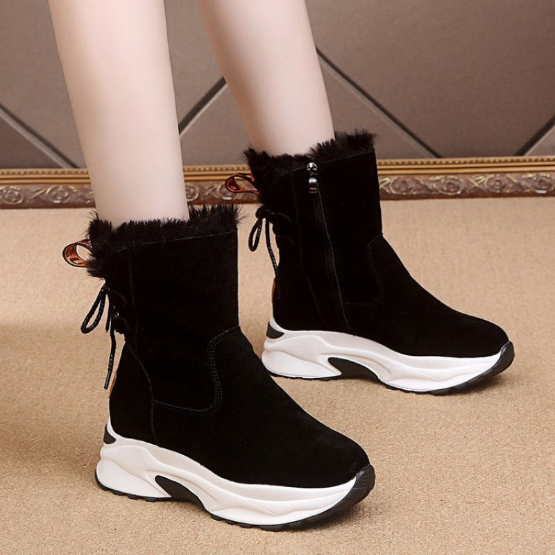 Thickened non-slip northeast cotton boots