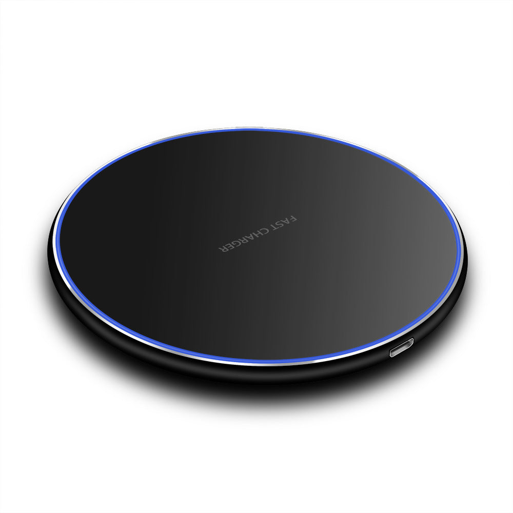 FDGAO/metal QI Wireless Charger 10W Ultra-thin Wireless Charger Suitable For Cross-border QI Mobile Phone Products