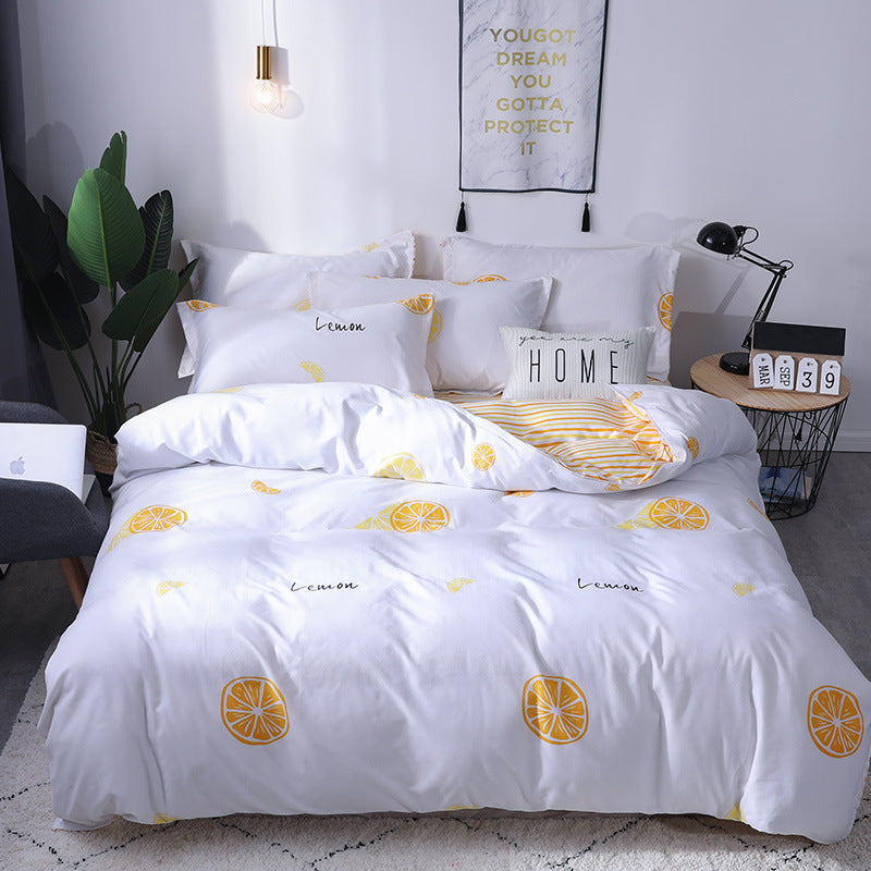 Four-piece cotton bedding with multiple specifications