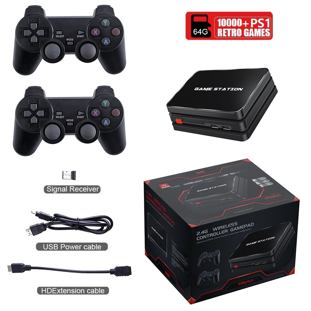 M8plus Four-player Combat Set-top Box TV Game Console HDMI Game 10000 Emulators Wireless