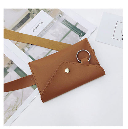 Shoulder Messenger Bag Triangle Large Belt Belt Envelope Bag Pocket Mini Chest Bag