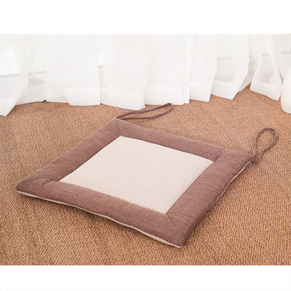 Four Seasons Home Dining Chair Linen Strap Non-slip Cushion