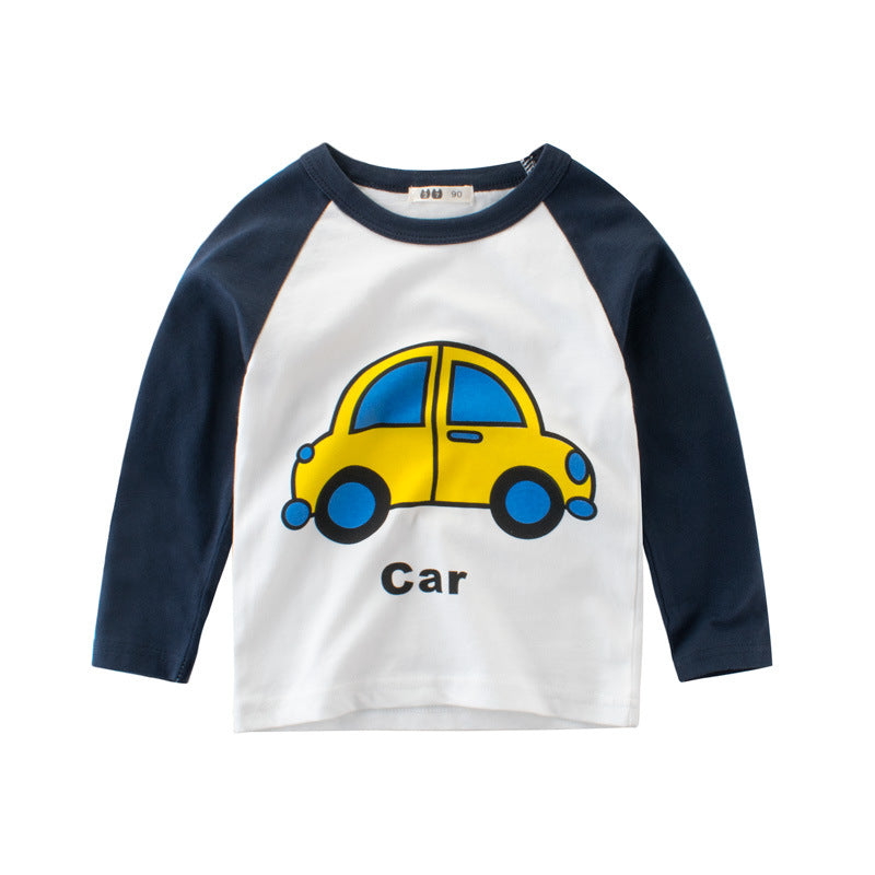Korean children's wear autumn new boys' long sleeve T-shirt