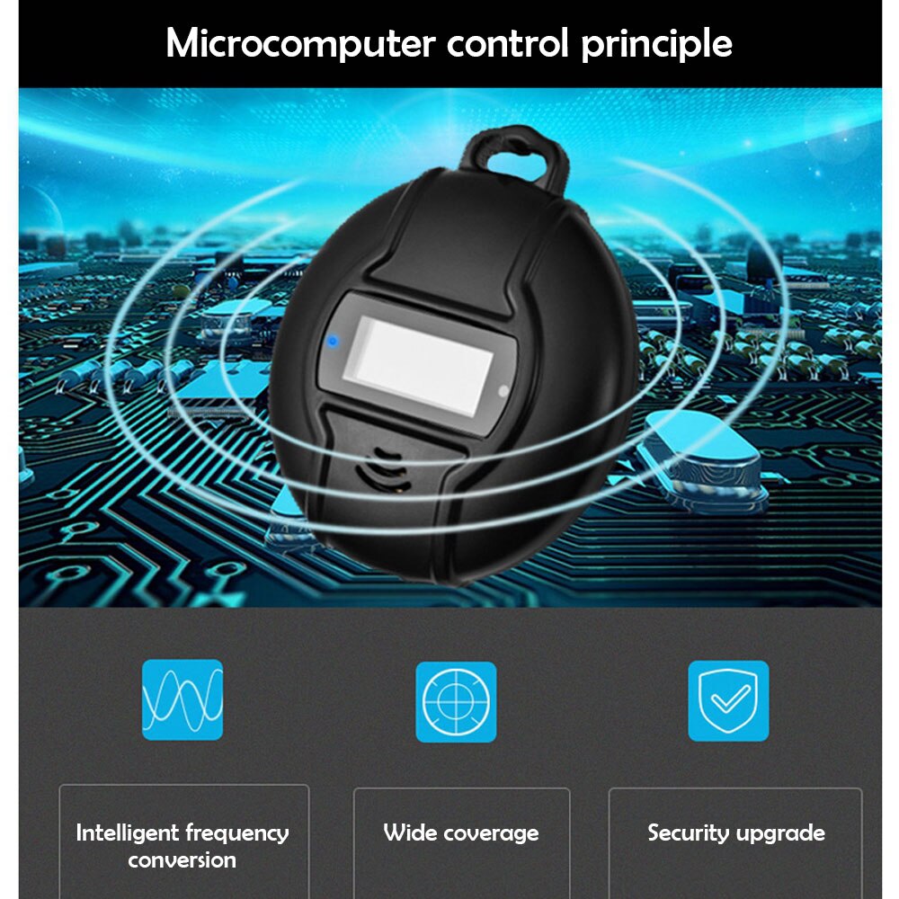 Outdoor portable electronic mosquito propeller hook type solar type pest repeller solar ultrasonic mosquito insect killer