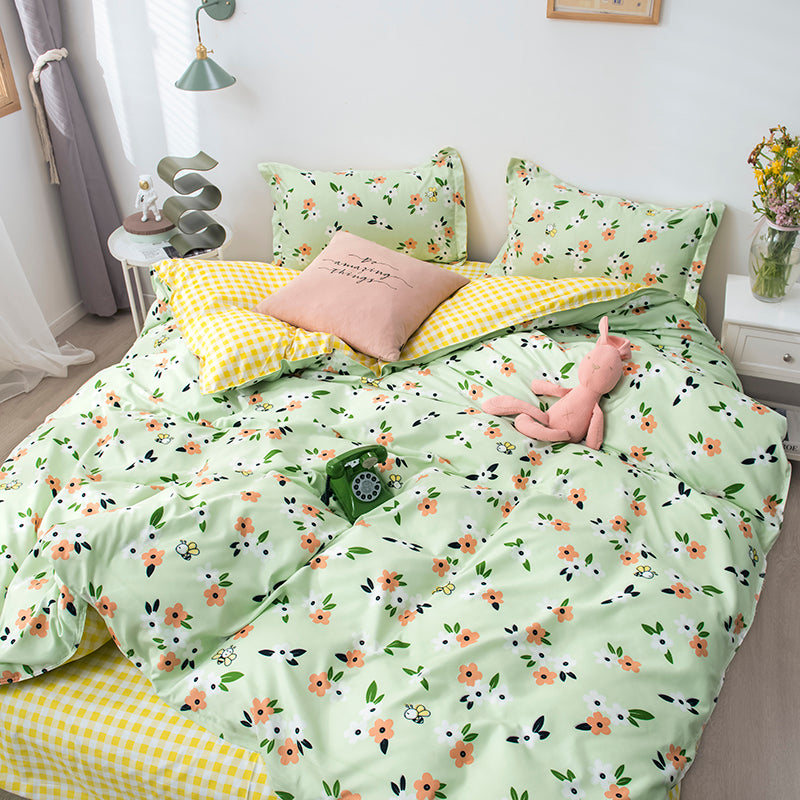 Four-piece bed