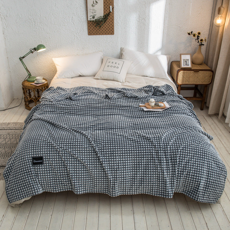 Thickening Fleece Crystal Fleece Baby Fleece Cut Flower Fleece Blanket