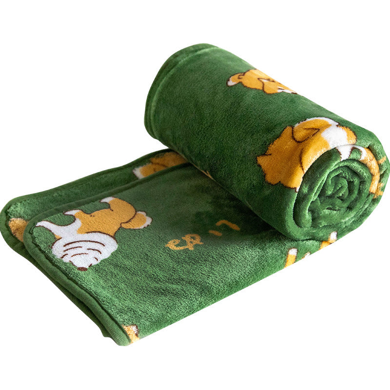 Little Fat Shiba Inu Firewood Blanket