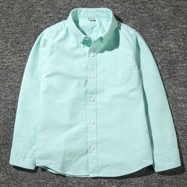 Boys Casual Solid Color Long Sleeves
