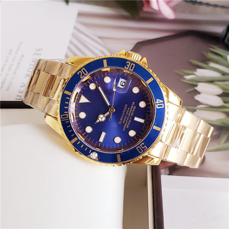 Stainless steel mechanical watch