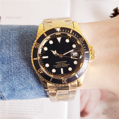 Stainless steel mechanical watch