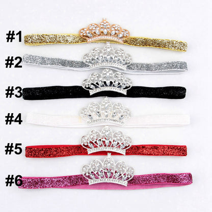 Baby Headwear, Crystal Crown Children's Headband, Popular Hair