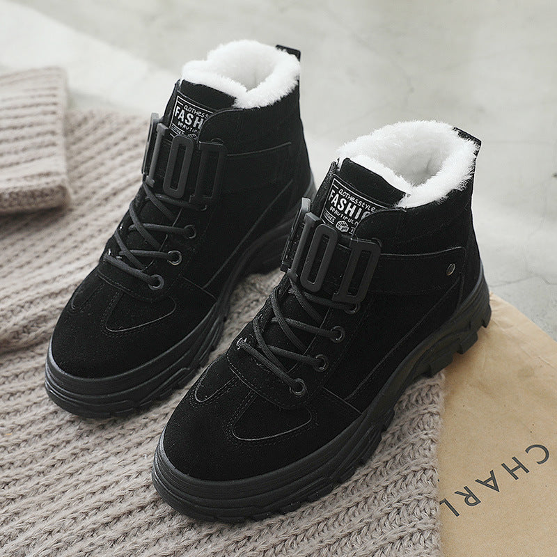 Thick warm cotton shoes