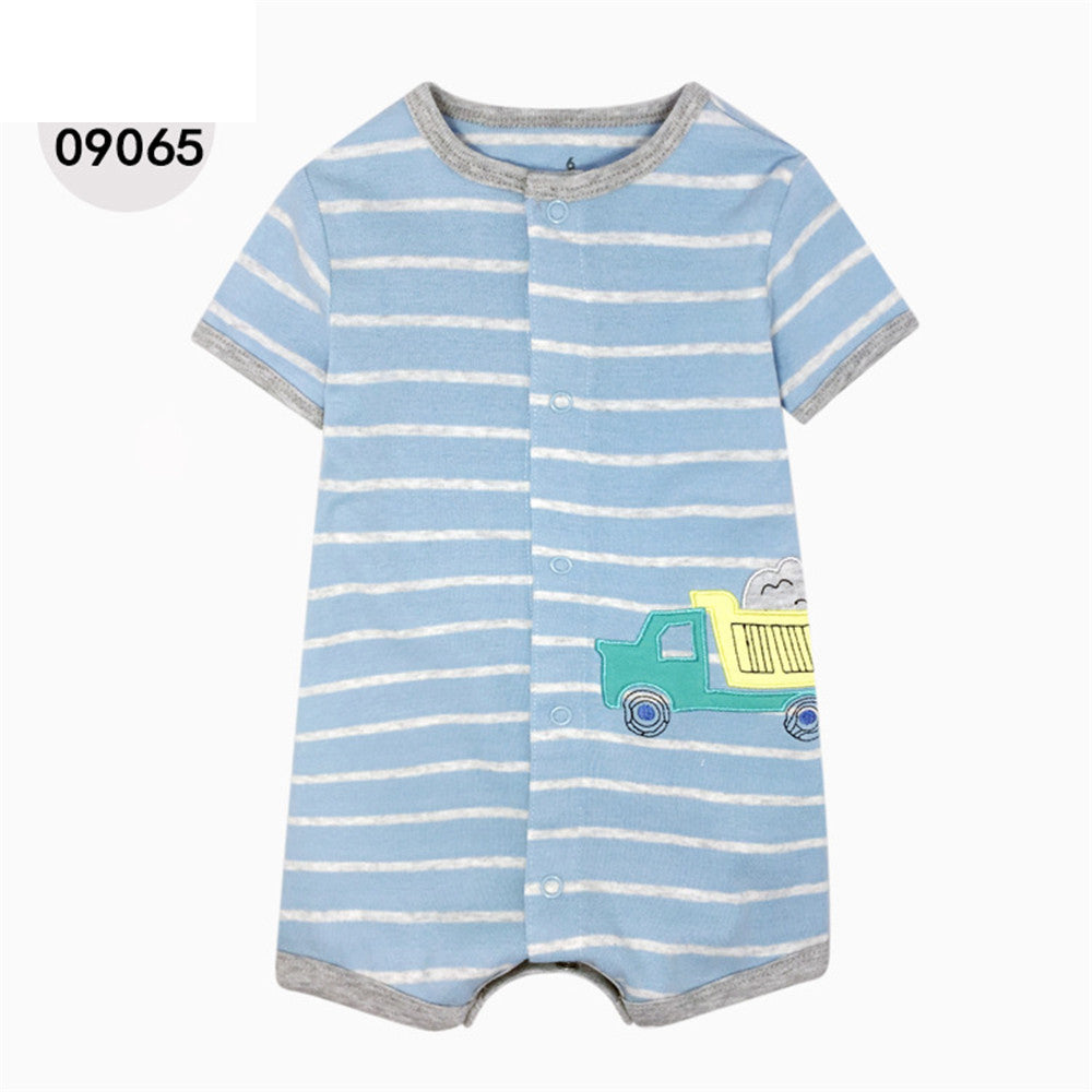 Cotton Baby Short Sleeve One Piece Romper