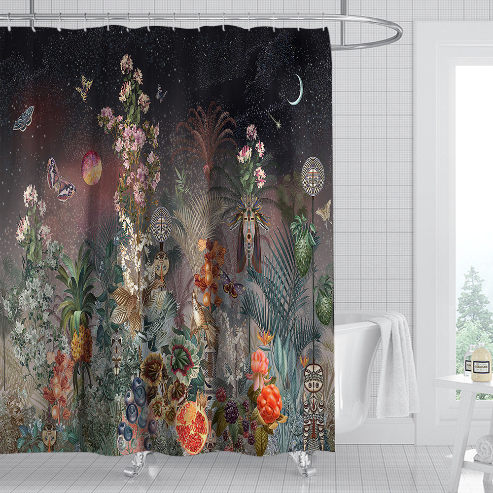 Digital Print-free Bathroom Curtain