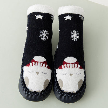New winter plush, Terry BABY TODDLER SOCKS, skid proof floor socks for children