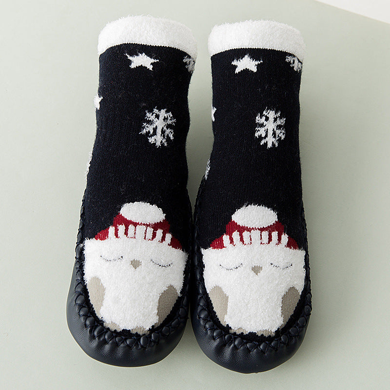New winter plush, Terry BABY TODDLER SOCKS, skid proof floor socks for children