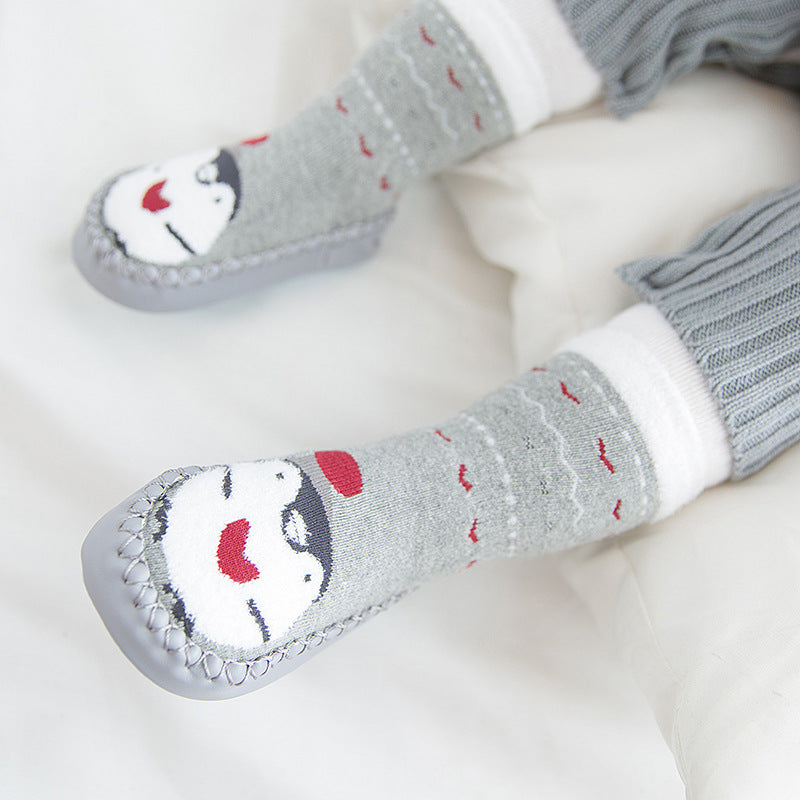 New winter plush, Terry BABY TODDLER SOCKS, skid proof floor socks for children