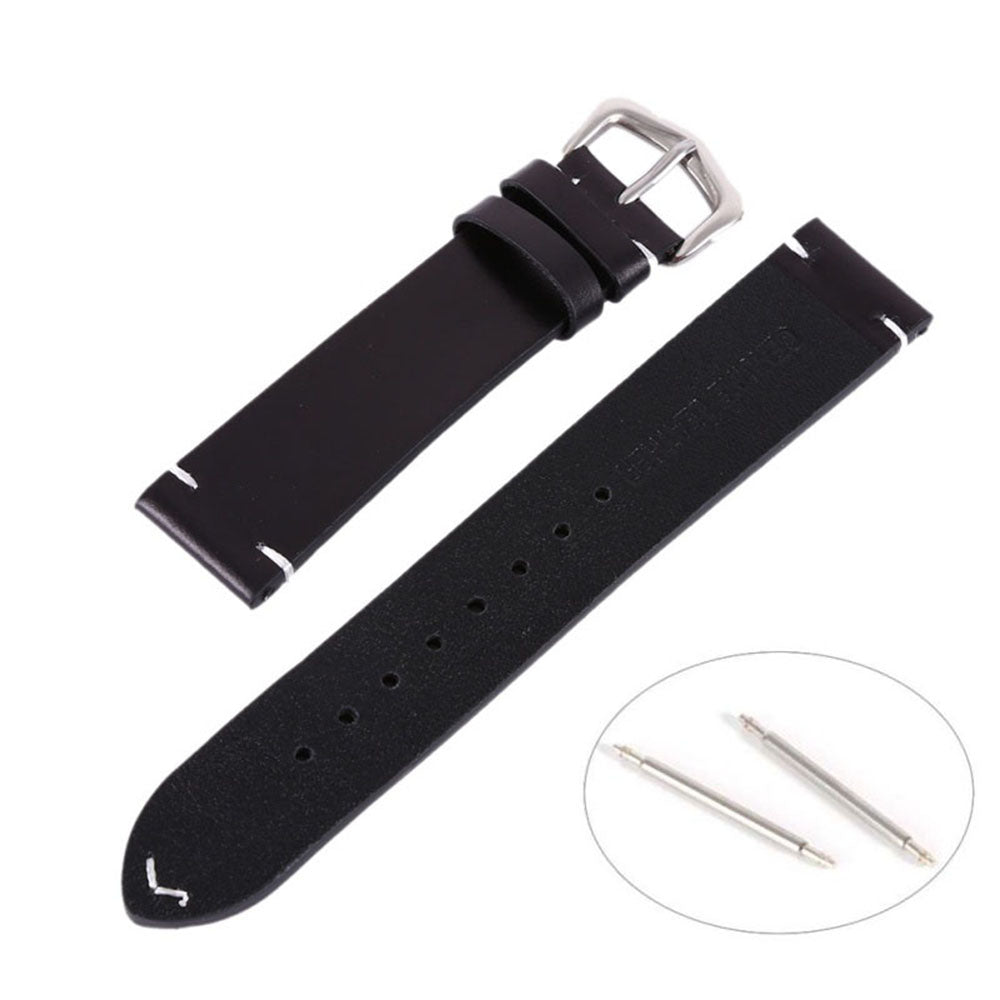 Oil wax leather strap