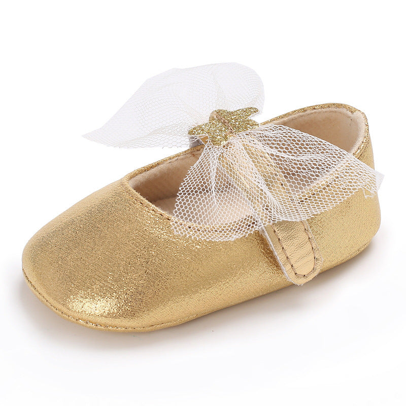 Star lace, baby princess shoes, toddler shoes, soft soled shoes, baby shoes