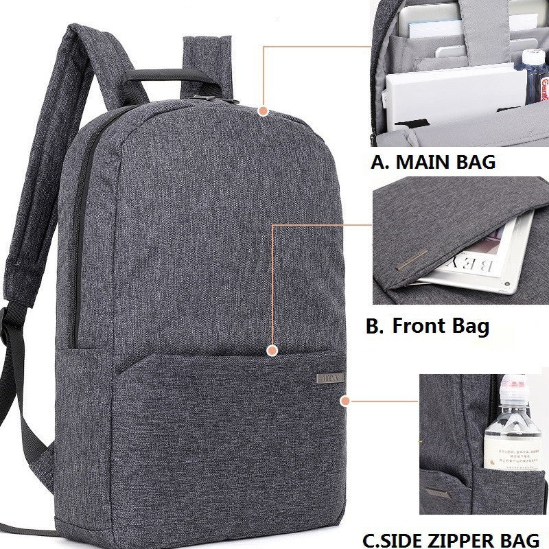 Men's simple casual backpack