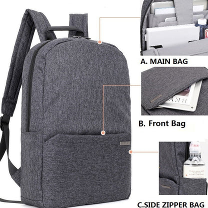 Men's simple casual backpack