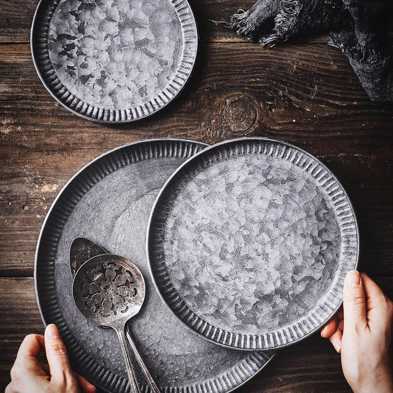 Nostalgic iron vintage plate