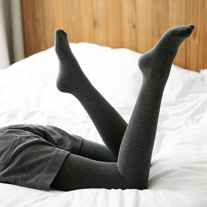 8710 new winter cotton and Tencel Velvet Matte lady upshift nine Leggings warm thick tights