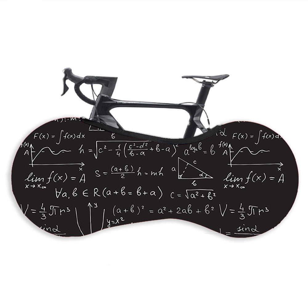 Semi-covering elastic dust cover for bicycle