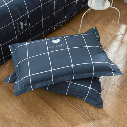 Brushed double pillowcase