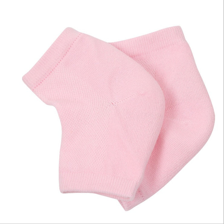 Mesh gel anti-drying heel socks heel protection socks socks men and women after socks socks breathable sweat spot