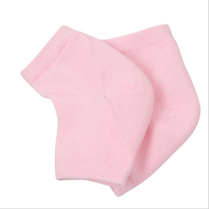 Mesh gel anti-drying heel socks heel protection socks socks men and women after socks socks breathable sweat spot