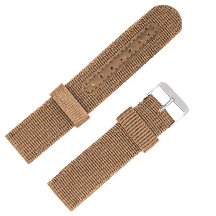 Woven canvas strap