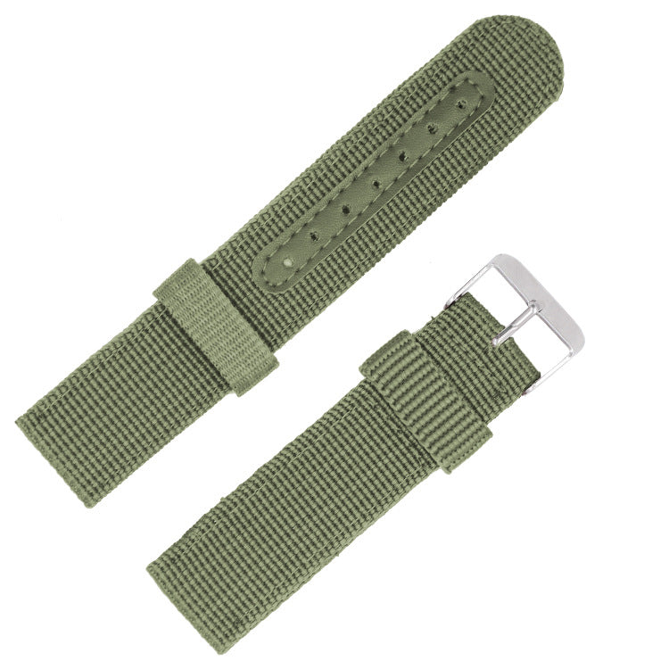 Woven canvas strap